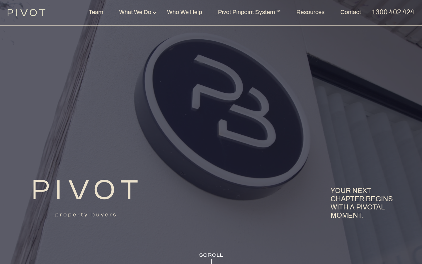 Screenshot of Pivot Property Buyers